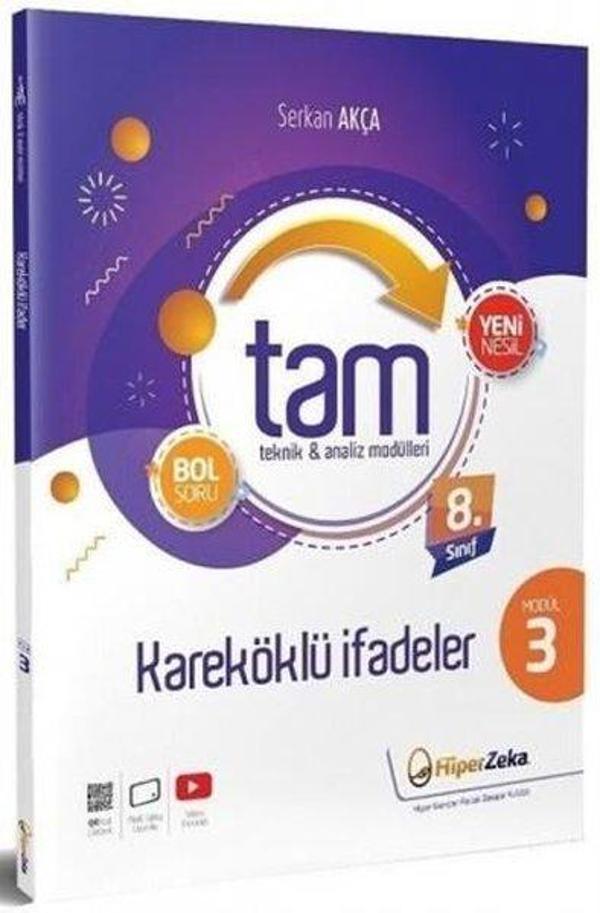 8. Sınıf Matematik TAM Teknik Analiz Modülleri 3 Kareköklü Sayılar - Hiper Zeka - Image 1