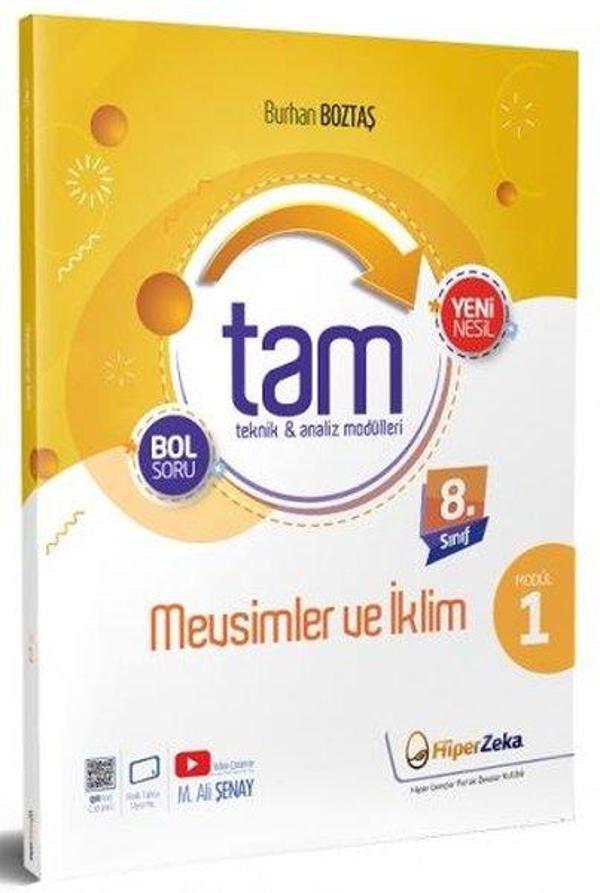 8. Sınıf Fen Bilimleri TAM Teknik Analiz Modülleri 1 Mevsimler ve İklim - Hiper Zeka - Image 1