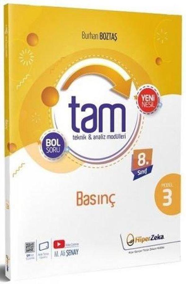 8. Sınıf Fen Bilimleri TAM Teknik Analiz Modülleri 3 Basınç - Hiper Zeka - Image 1