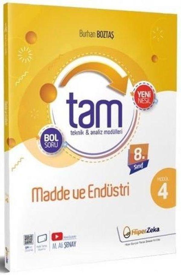 8. Sınıf Fen Bilimleri TAM Teknik Analiz Modülleri 4 Madde ve Endüstri - Hiper Zeka - Image 1