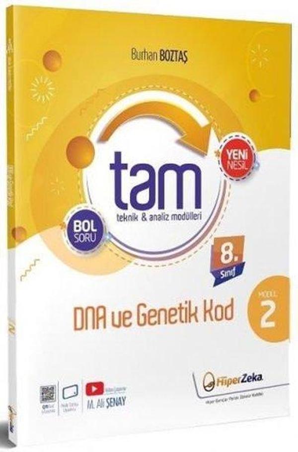 8. Sınıf Fen Bilimleri TAM Teknik Analiz Modülleri 2 DNA Genetik Kod - Hiper Zeka - Image 1