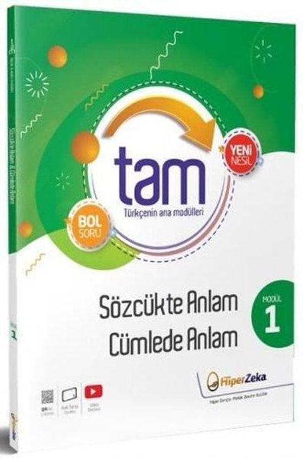 8. Sınıf Türkçe TAM Teknik Analiz Modülleri 1 Sözcükte ve Cümlede Anlam - Hiper Zeka - Image 1