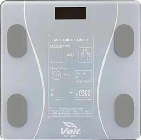 Voit Akıllı Bluetooth Dijital Baskül - Yağ Ölçer - Vücut Analizi - Image 1