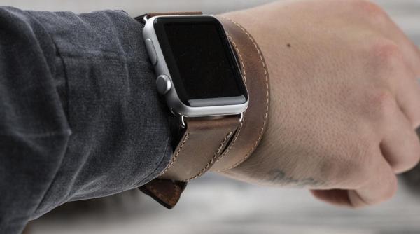 Bouletta Apple Watch Uyumlu Deri Kordon 42-44-45mm DT G2 - Image 1