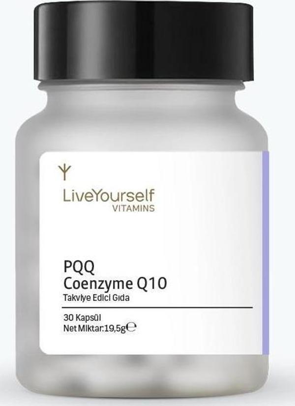 LiveYourself PQQ Coenzyme Q10 Takviye Edici Gıda 30 Kapsül - Image 1