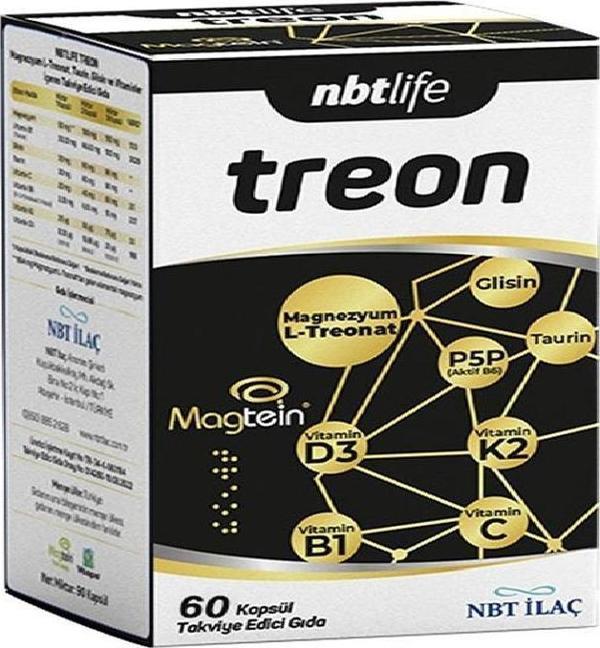 Nbt Life Treon Takviye Edici Gıda 60 Kapsül - Image 1
