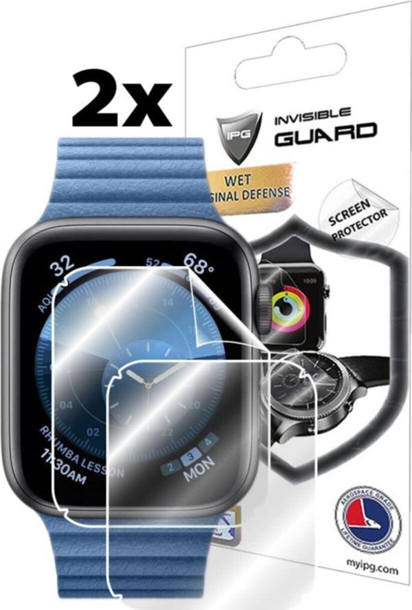 Apple Watch 4 5 6 Seri 44 Mm Uyumlu Hydrogel Ekran Koruyucu (2 ADET) - Image 1