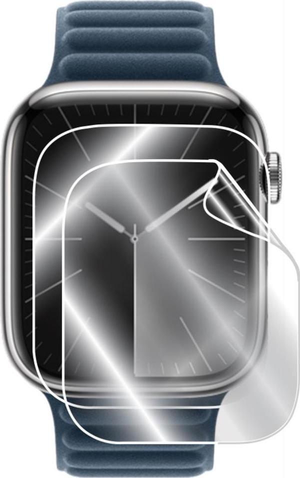 Apple Watch Series 9 -8 - 7 45mm Ile Uyumlu Hydrogel Ekran Koruyucu (2 ADET) - Image 1