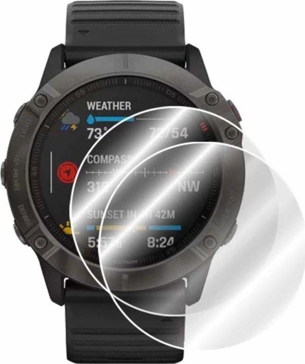 Garmin Fenix 6x / 6x Pro / Solar Sapphire Gps Hydrogel Ekran Koruyucu (2 ADET) - Image 1