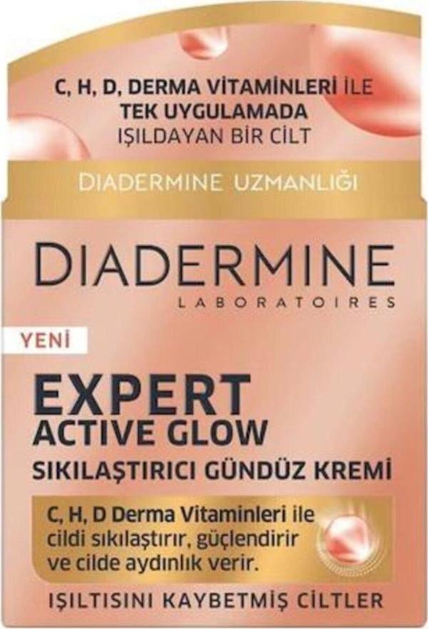 Diadermine Expert Active Glow Sıkılaştırıcı Gündüz Kremi 50 ml - Image 1