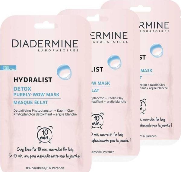 Diadermine Hydralıst Detox - Detox Maskesi 8 Ml X 3 - Image 1