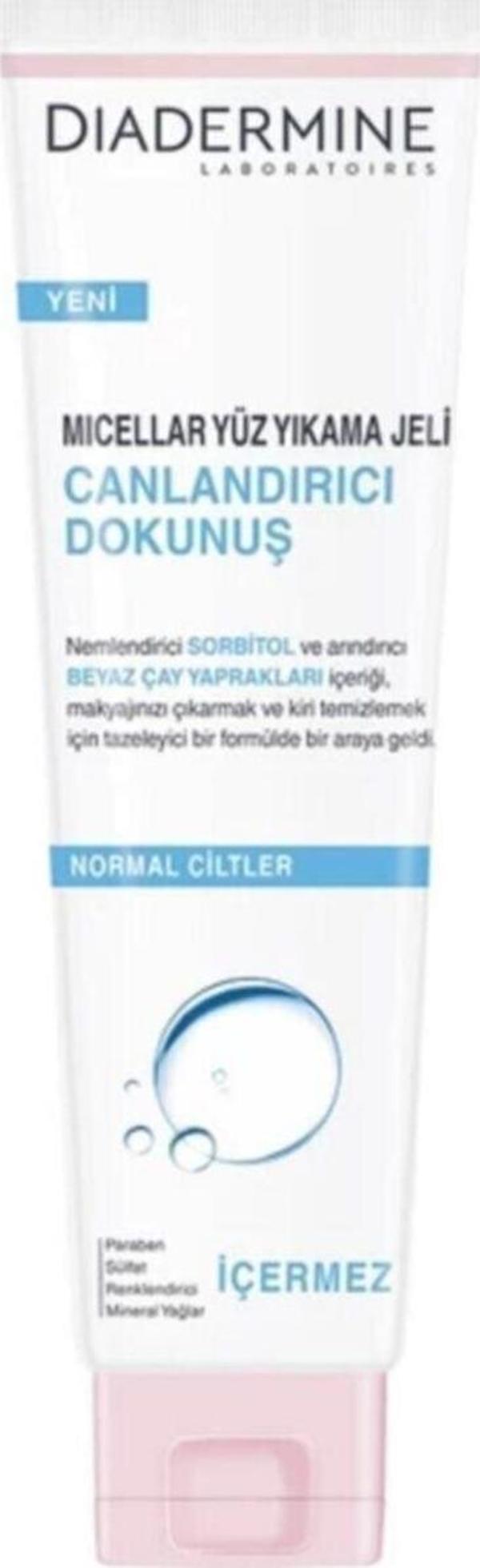 Diadermine Micellar Yüz Yıkama Jeli Canlandırıcı Dokunuş 150 ml - Image 1