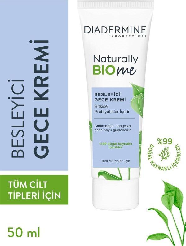 Diadermine Naturally Bio Me Besleyici Gece Kremi - Image 1