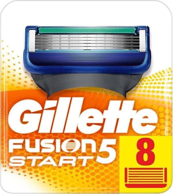 Gillette Fusion5 Start Yedek Tıraş Bıçağı 8'li - Image 1