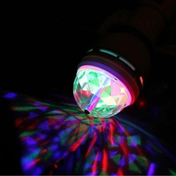 Kuzey Dönen Disko Topu Işıklı Topdisco Ball Led Light Disko Işığı Led Rgb Disko Işık Topu Ampul Led Işık - Image 1
