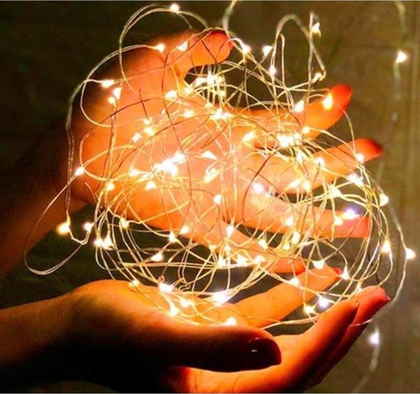 Kuzey 5 Metre Gün Işığı Pilli Led Işık Gün Işığı Led Işık Yılbaşı Ağacı Işığı Noel Işığı Warm Light - Image 1