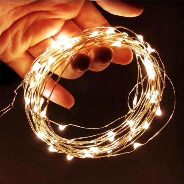 Kuzey 5 Metre Gün Işığı Pilli Led Işık Gün Işığı Led Işık Yılbaşı Ağacı Işığı Noel Işığı Warm Light - Image 1