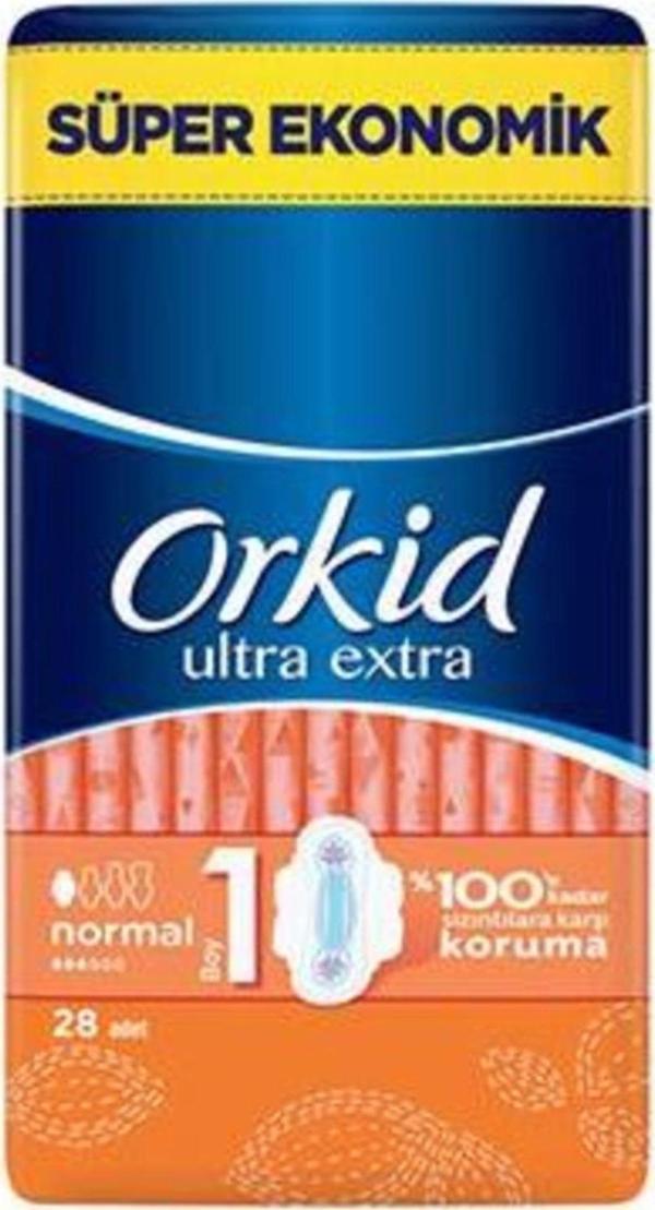Orkid Hijyenik Ped Ultra Extra Normal 28'lı - Image 1