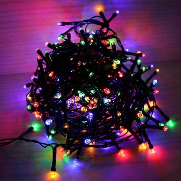 Kuzey Multi Color Rgb Led Light Renkli Led Işık 100 Led 4 Metre Pirinç Led Işık Renkli Led Işık Fişli - Image 1