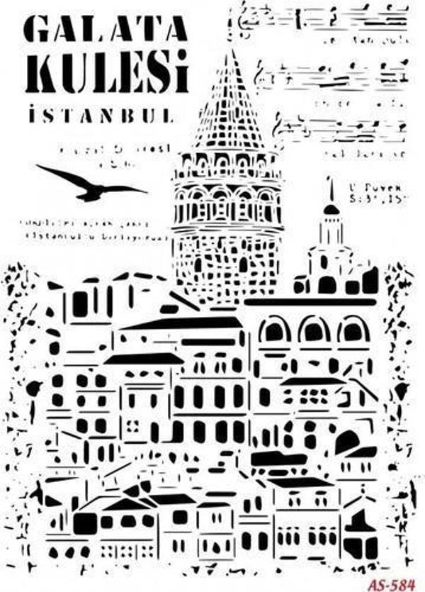 A4 SERİSİ STENCIL AS584 21X29 - Image 1
