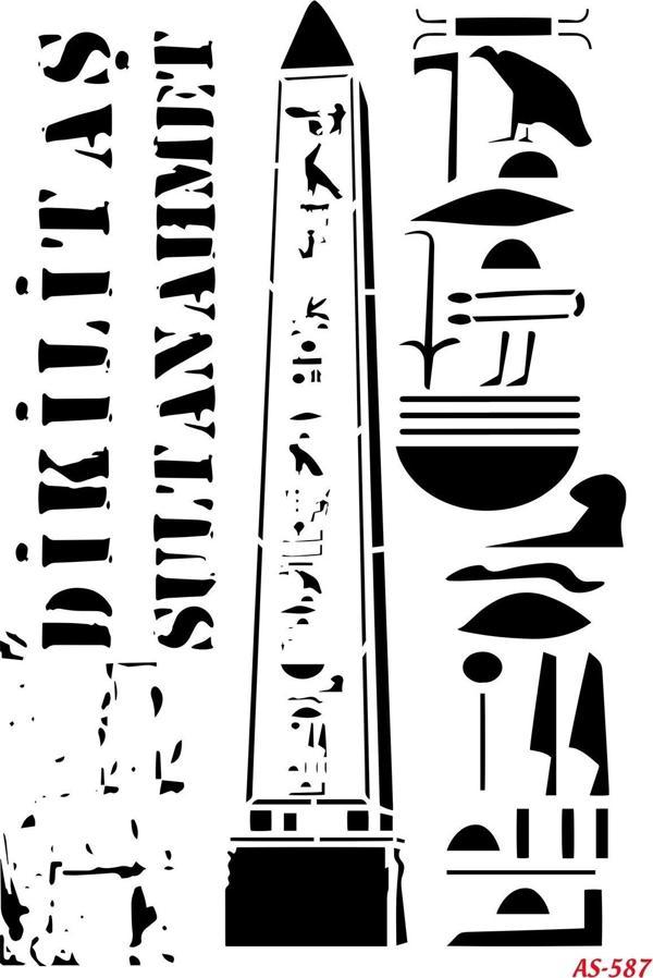 A4 SERİSİ STENCIL AS587 21X29 - Image 1