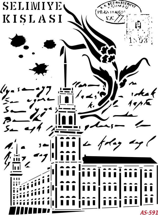 A4 SERİSİ STENCIL AS591 21X29 - Image 1
