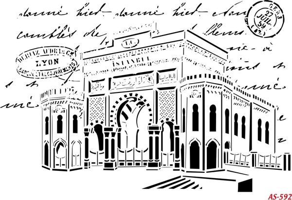 A4 SERİSİ STENCIL AS592 21X29 - Image 1