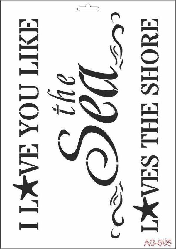 A4 SERİSİ STENCIL AS605 21X29 - Image 1