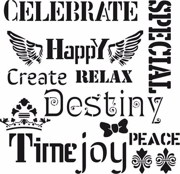 HDM54 Home Dekor Midi Stencil (25X25) - Image 1
