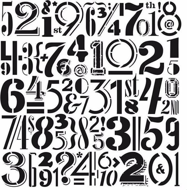 HDM58 Home Dekor Midi Stencil (25X25) - Image 1