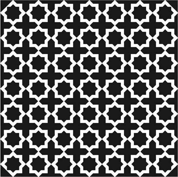 HOME DECOR MİNİ STENCIL HDM-100 25X25 - Image 1