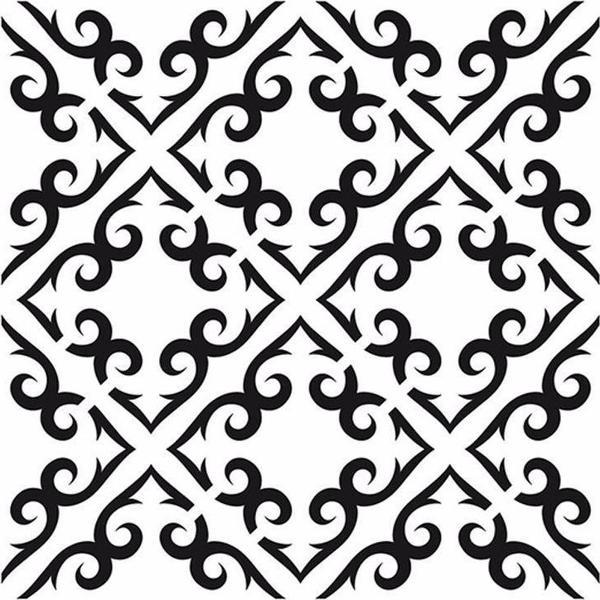 HOME DECOR MİNİ STENCIL HDM-101 25X25 - Image 1