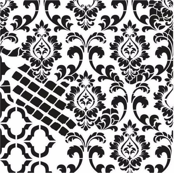 GRUNGE STENCIL MİNİ GCSM-004 25X25 - Image 1