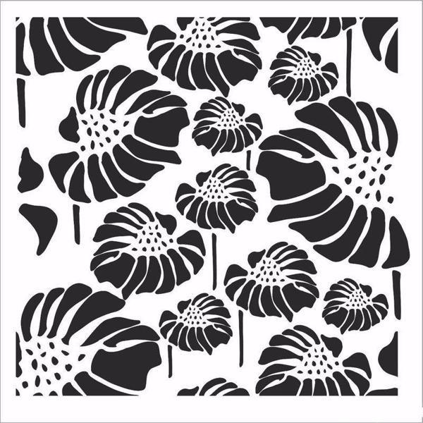 HOME DECOR MİNİ STENCIL HDM-120 25X25 - Image 1