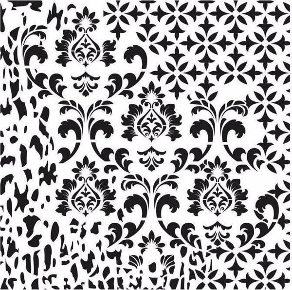 GRUNGE STENCIL MİNİ GCSM-008 25X25 - Image 1