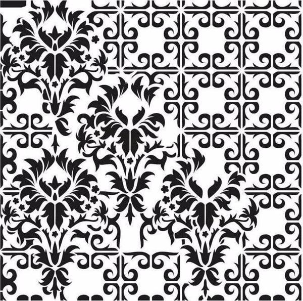 GRUNGE STENCIL MİNİ GCSM-009 25X25 - Image 1