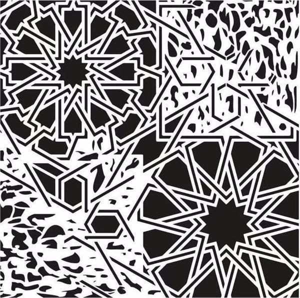 GRUNGE STENCIL MİNİ GCSM-011 25X25 - Image 1