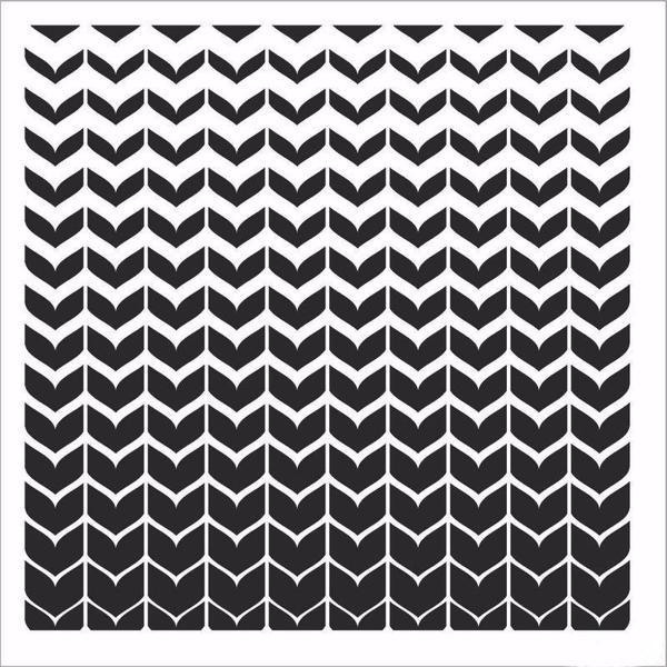HOME DECOR MİNİ STENCIL HDM-136 25X25 - Image 1