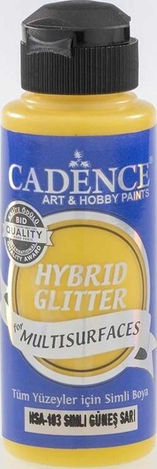 HYBRID AKRİLİK MULTİSURFACE SİMLİ ALTIN HSA-103 GÜNEŞ SARI 120ML - Image 1