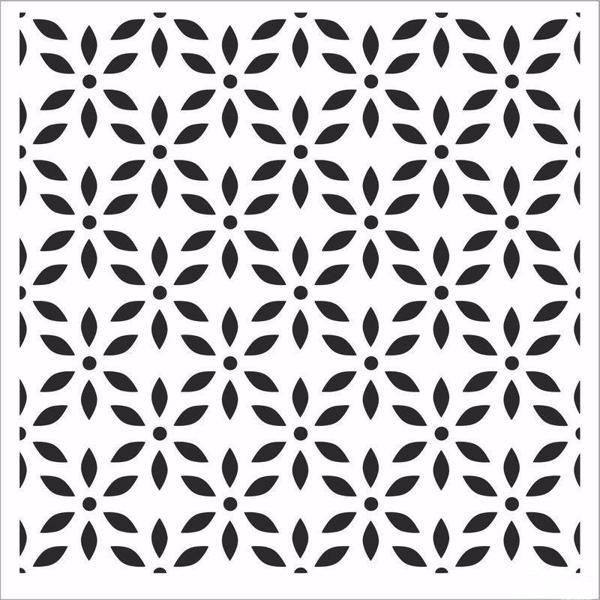 HOME DECOR MİNİ STENCIL HDM-151 25X25 - Image 1