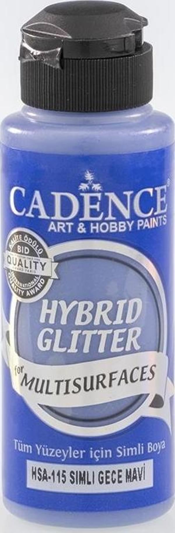 HYBRID AKRİLİK MULTİSURFACE SİMLİ ALTIN HSA-115 GECE MAVİSİ 120ML - Image 1