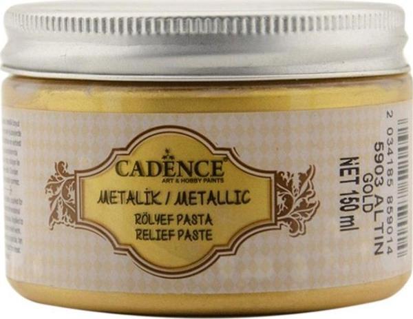 METALİK RÖLYEF PASTA 5903 ALTIN 150ML - Image 1
