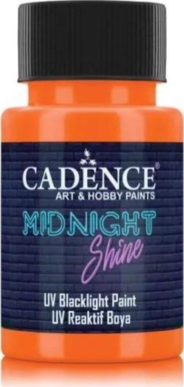 MIDNIGHT SHINE UV REAKTIF BOYA MS- 03 TURUNCU SARI 50 ML - Image 1