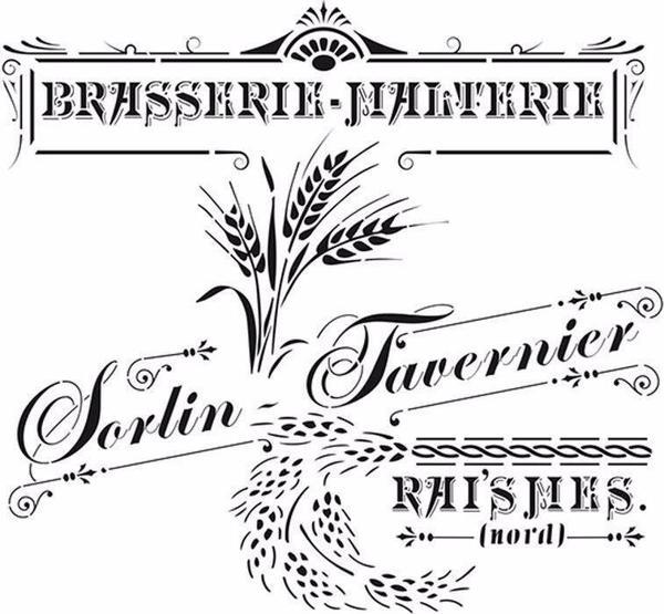 HOME DECOR MİNİ STENCIL HDM-19 25X25 - Image 1