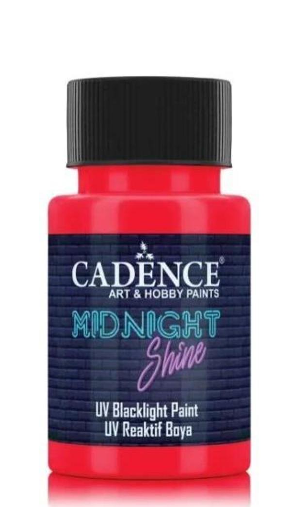 MIDNIGHT SHINE UV REAKTIF BOYA MS- 06 KIRMIZI 50 ML - Image 1