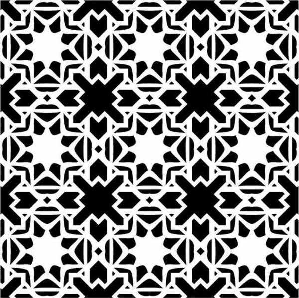 HOME DECOR MİNİ STENCIL HDM-194 25X25 - Image 1