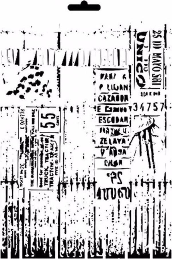 MIX MEDİA STENCIL MA SERİSİ MA04 21X29 - Image 1