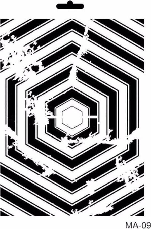 MIX MEDİA STENCIL MA SERİSİ MA09 21X29 - Image 1