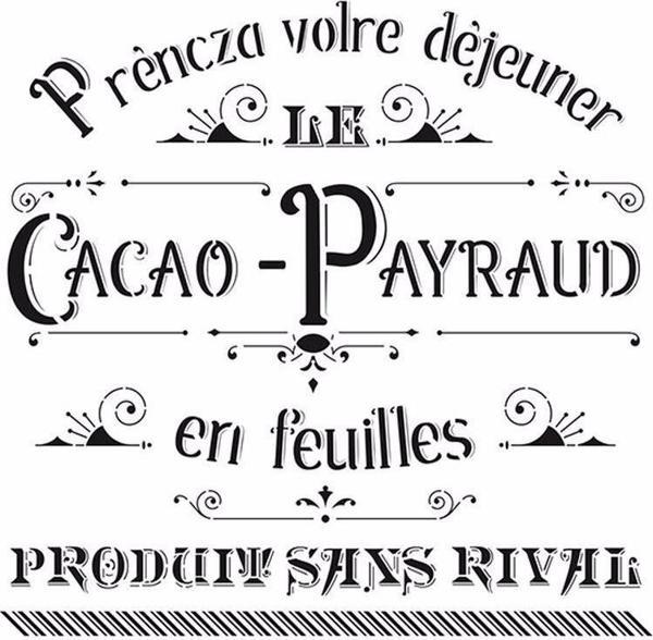 HOME DECOR MİNİ STENCIL HDM-26 25X25 - Image 1