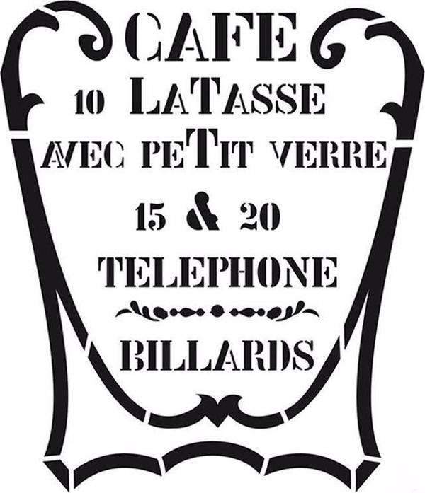 HOME DECOR MİNİ STENCIL HDM-46 25X25 - Image 1